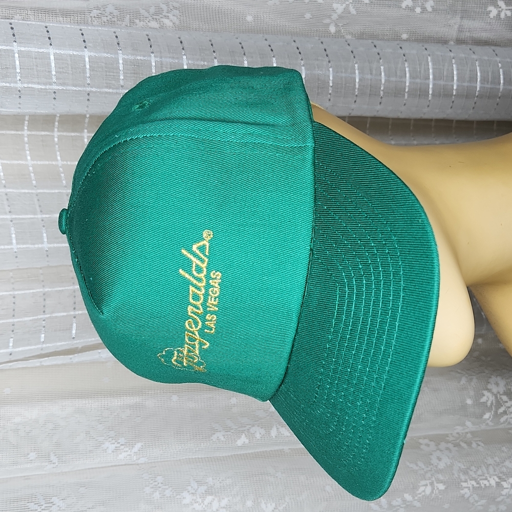 Green W/ Gold Vintage Fitzgeralds Vegas Casino Trucker Hat